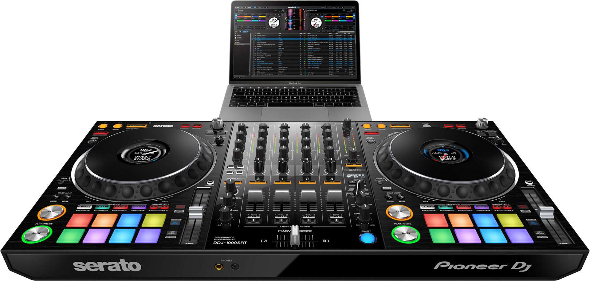 Pioneer DJ DDJ-1000SRT | DDJ-1000がベースの「Serato DJ Pro」専用