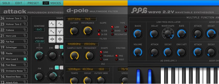 Waldorf Waldorf Edition 2 発表！「PPG Wave2.2V」「Attack」「D-Pole