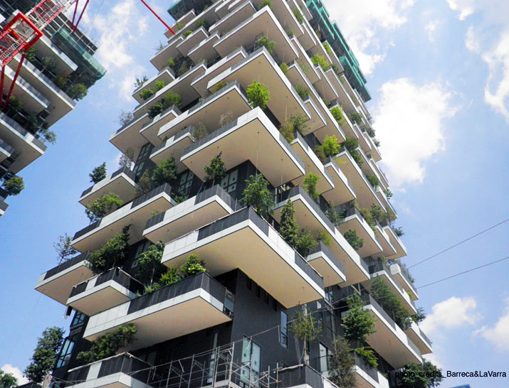 New Photos Show 'Bosco Verticale' Vertical Forest Nearing