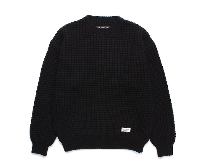 WACKO MARIA(ワコマリア)｜WAFFLE KNIT SWEATER｜正規通販取扱店 In STATE