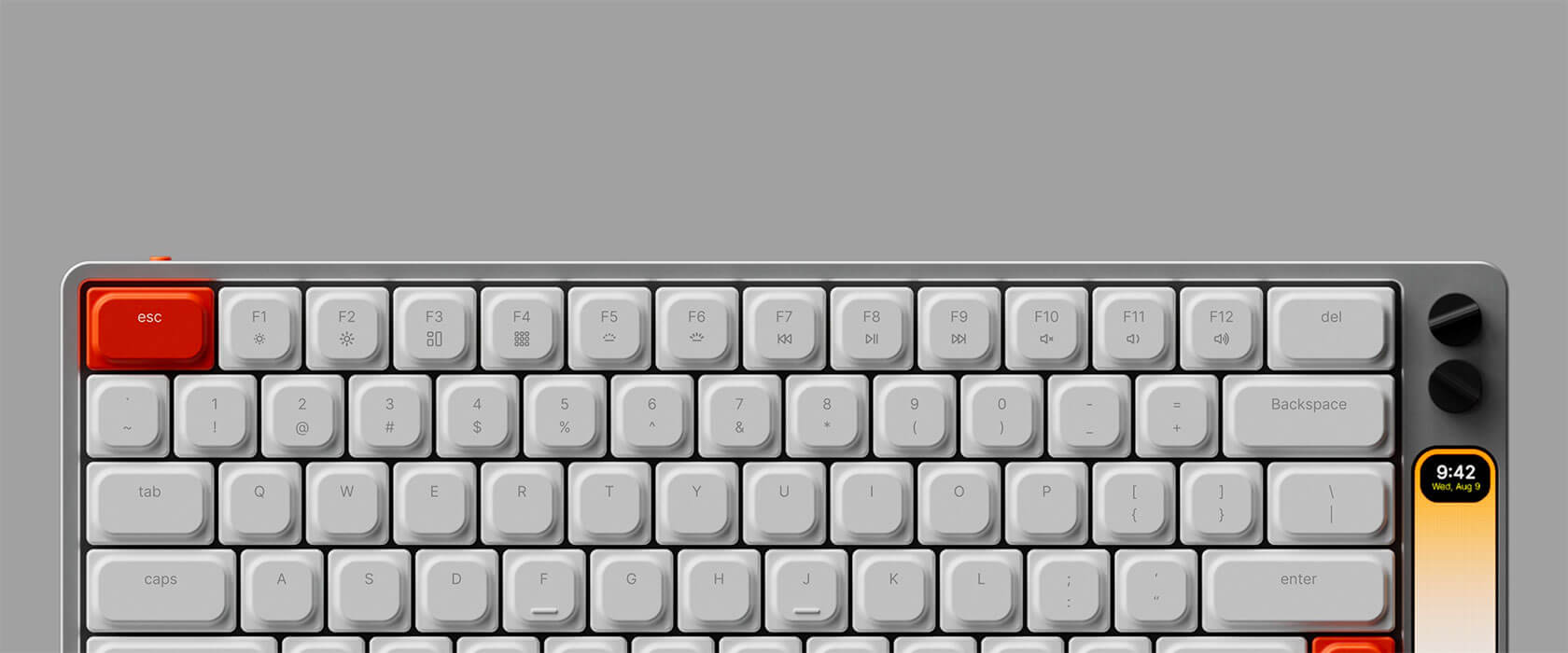 The Knob 1 Low-Profile Keyboard by Ben Fryc | Daily design