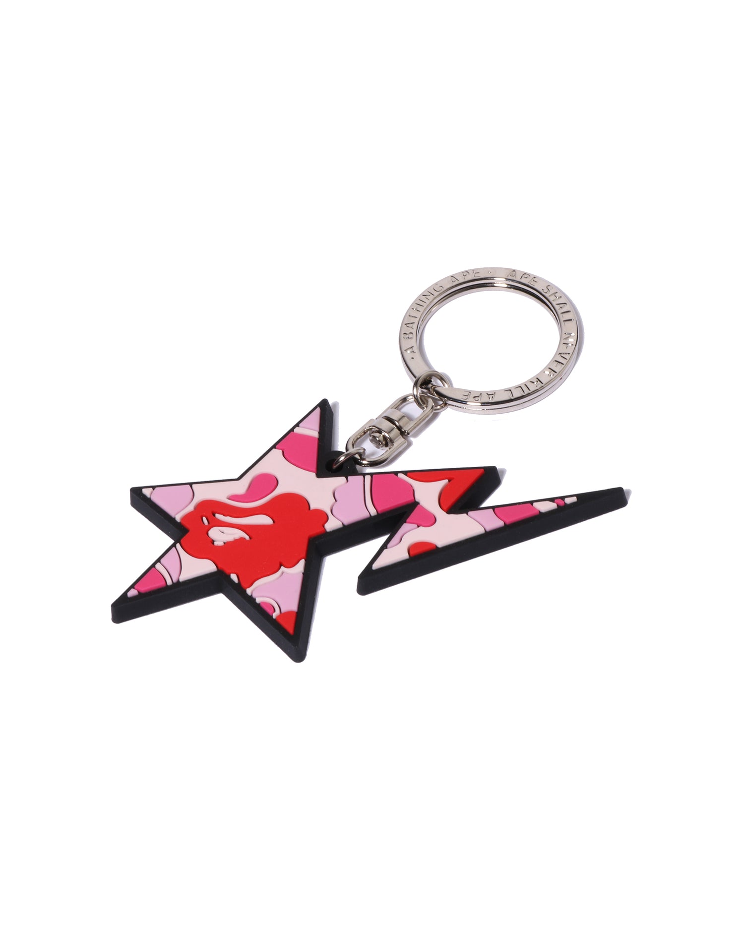 A BATHING APE® Abc Camo STA Rubber Keychain | Bape official