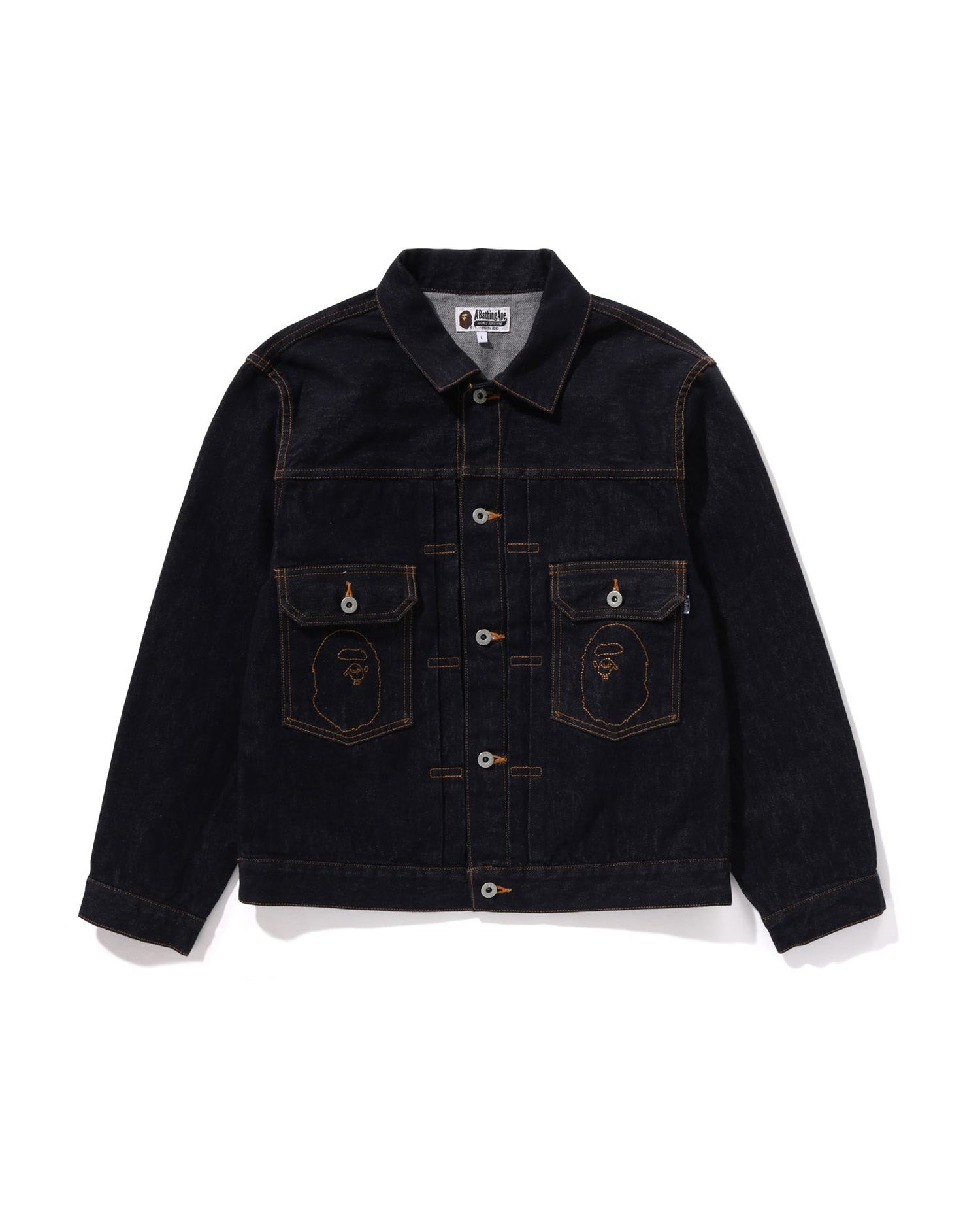 A BATHING APE® Ape Head Denim Jacket | Bape official website – INT