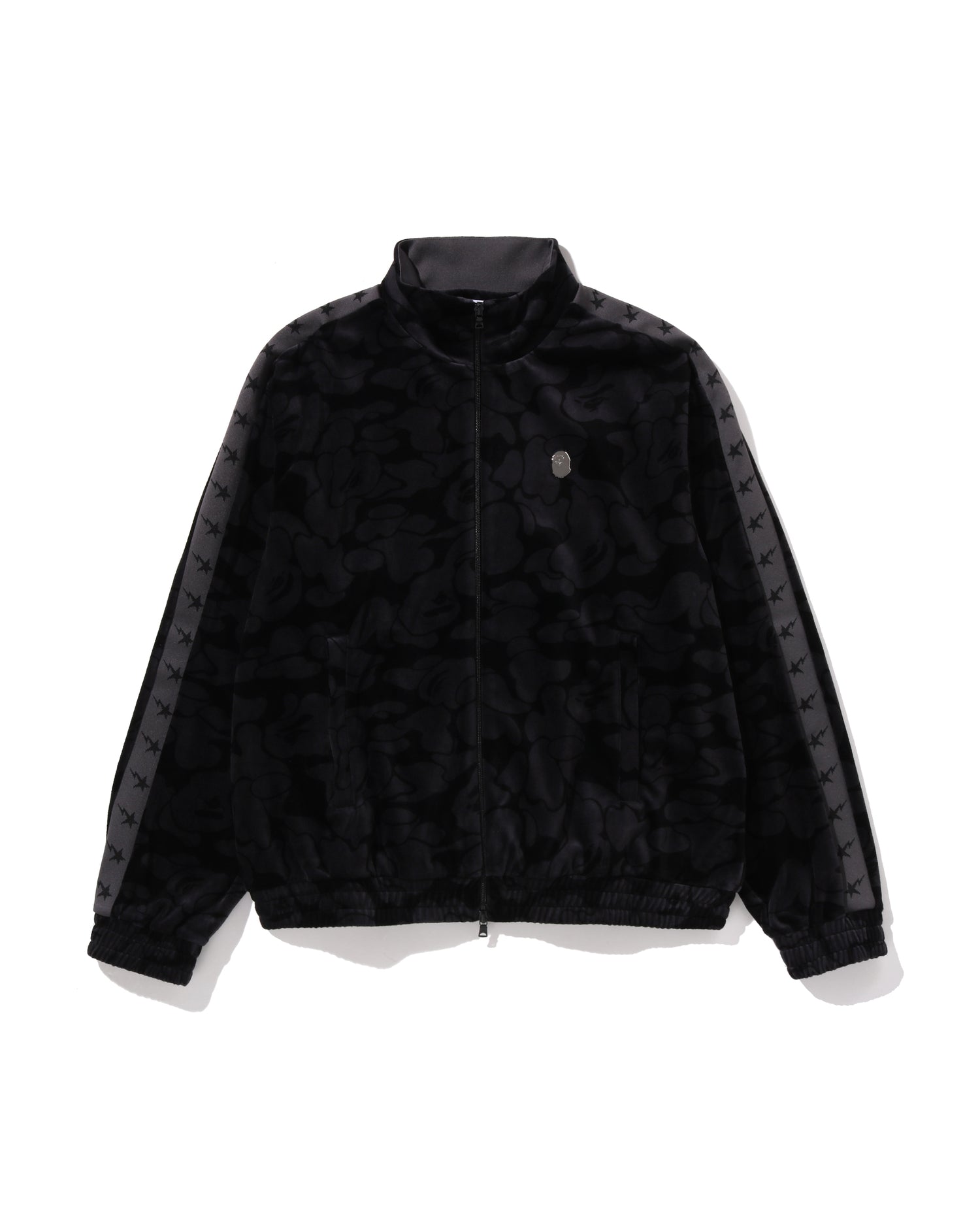 A BATHING APE® Solid Camo Velour Metal One Point Relaxed Fit Track