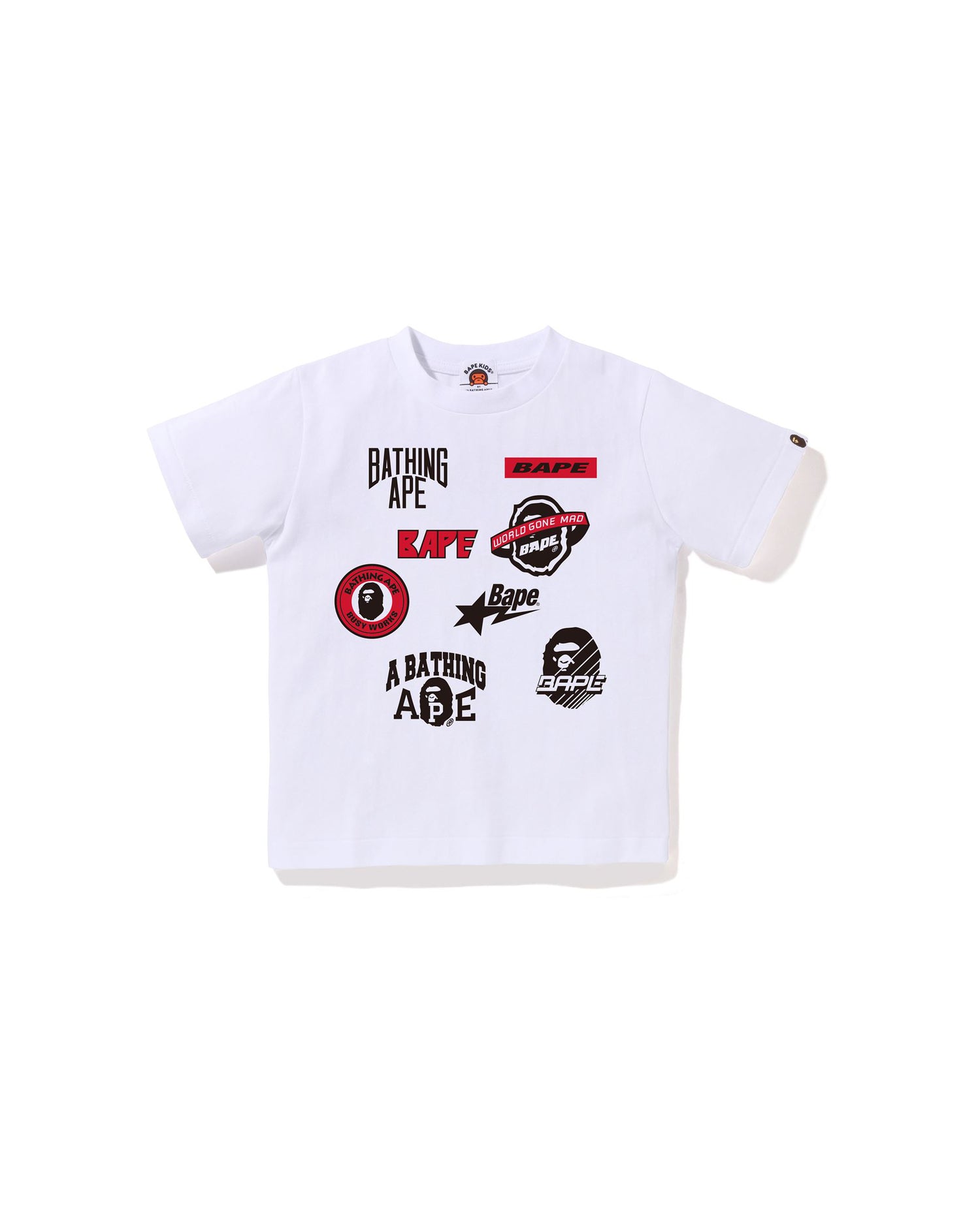 A BATHING APE® Kids Emblem Print Tee | Bape official website – INT