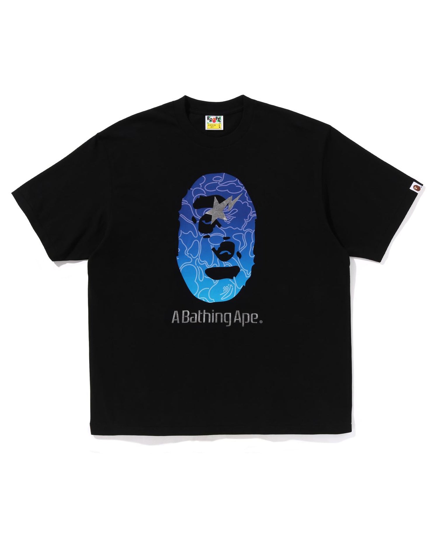 A BATHING APE® Line Camo Ape Head Relaxed Fit Tee | Bape official