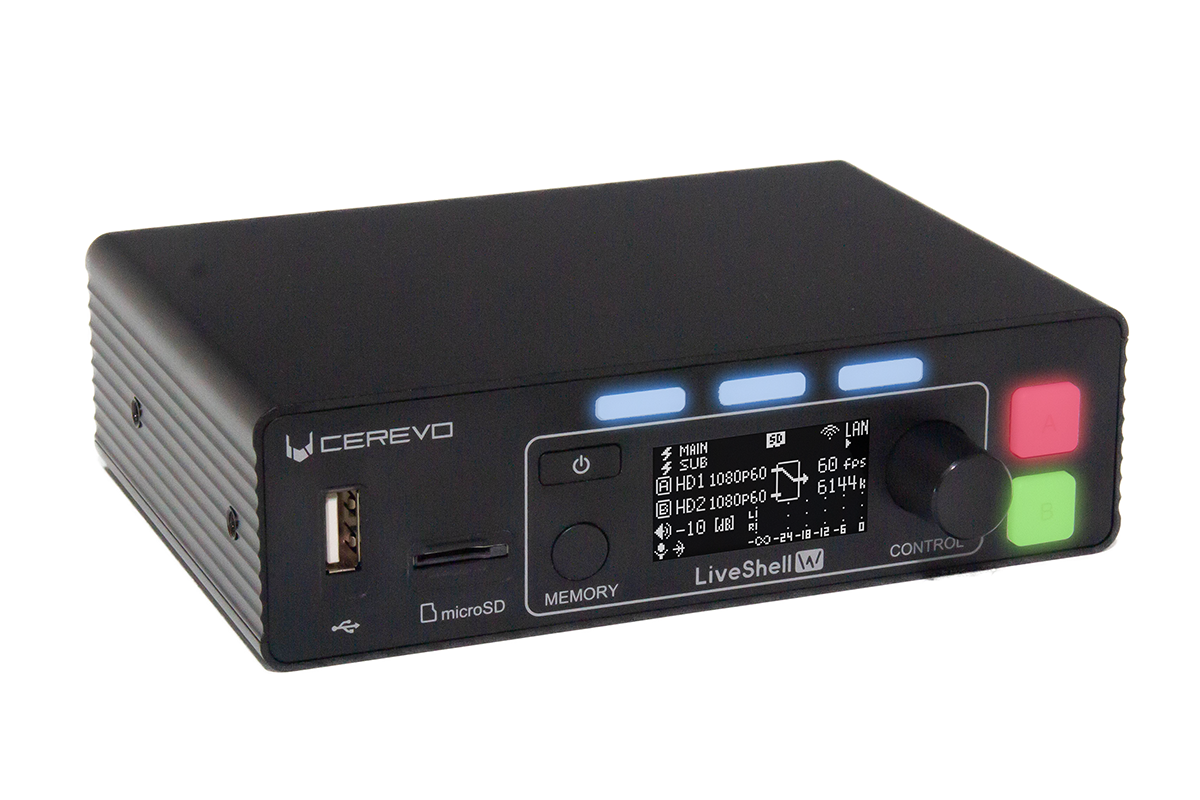 PC不要のライブ配信機器「LiveShell W」、Cerevoが発売。2系統入力や