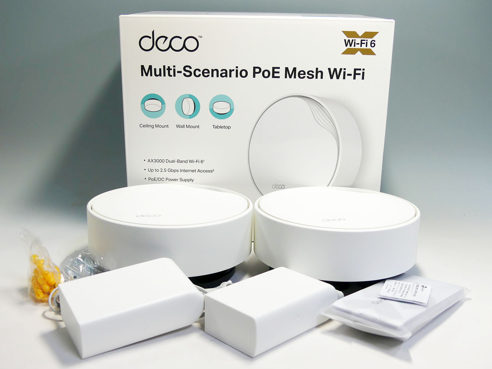 PoE+対応のTP-Link「Deco X50-PoE」で、電源ケーブルから解放される