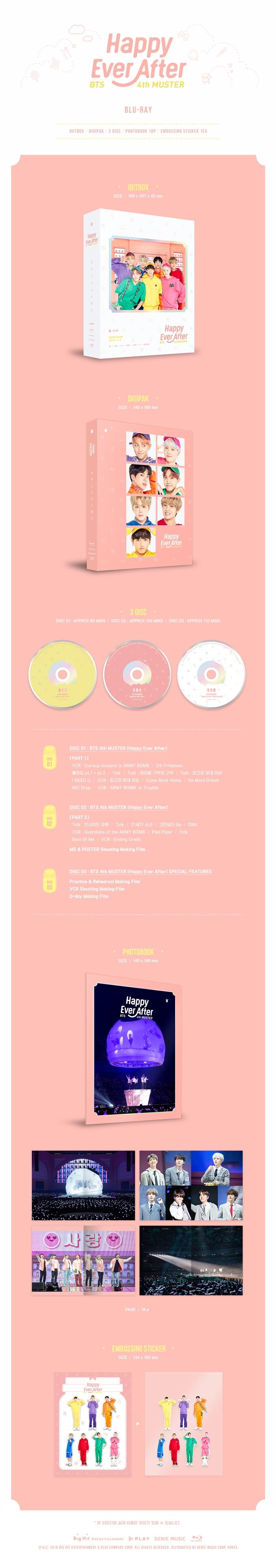 BTS - 4th MUSTER [Happy Ever After] Blu-ray - interAsia