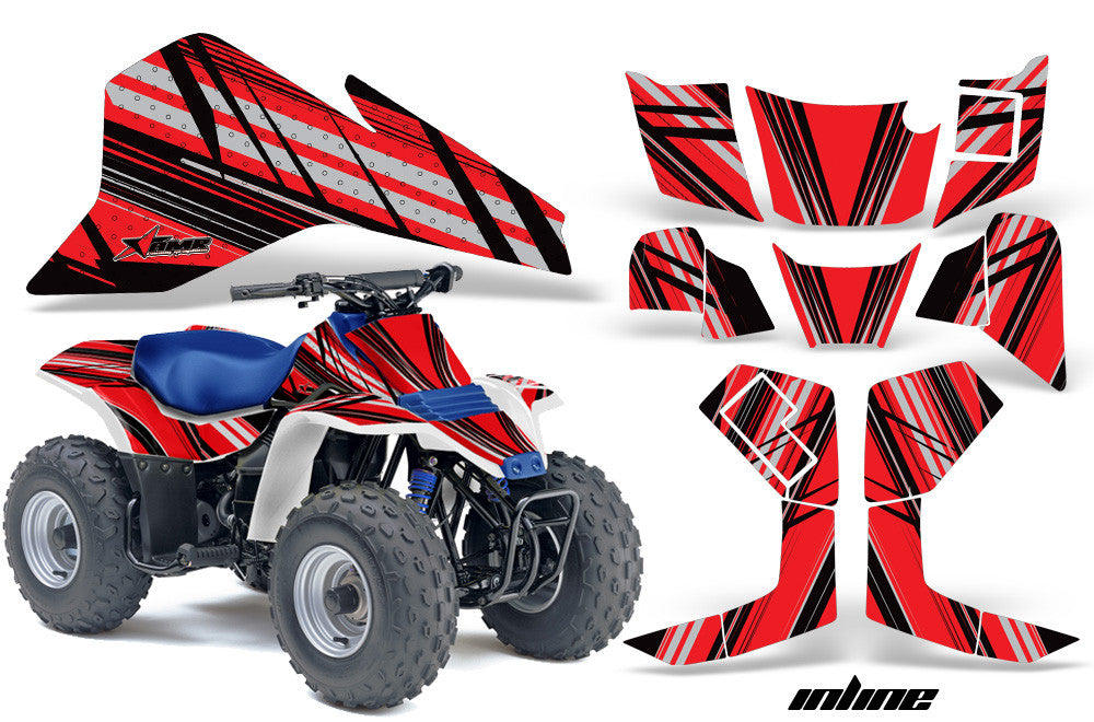 Kawasaki KFX 100 Graphic Kits - Invision Artworks Powersports Graphics