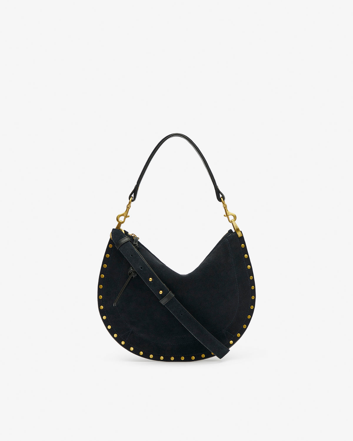 OSKAN SOFT ZIP SHOULDER BAG Woman dark midnight | ISABEL MARANT