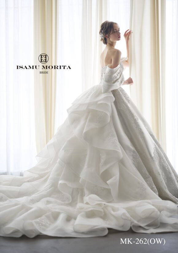 MK-262(OW) ウェディングドレス｜ISAMU MORITA