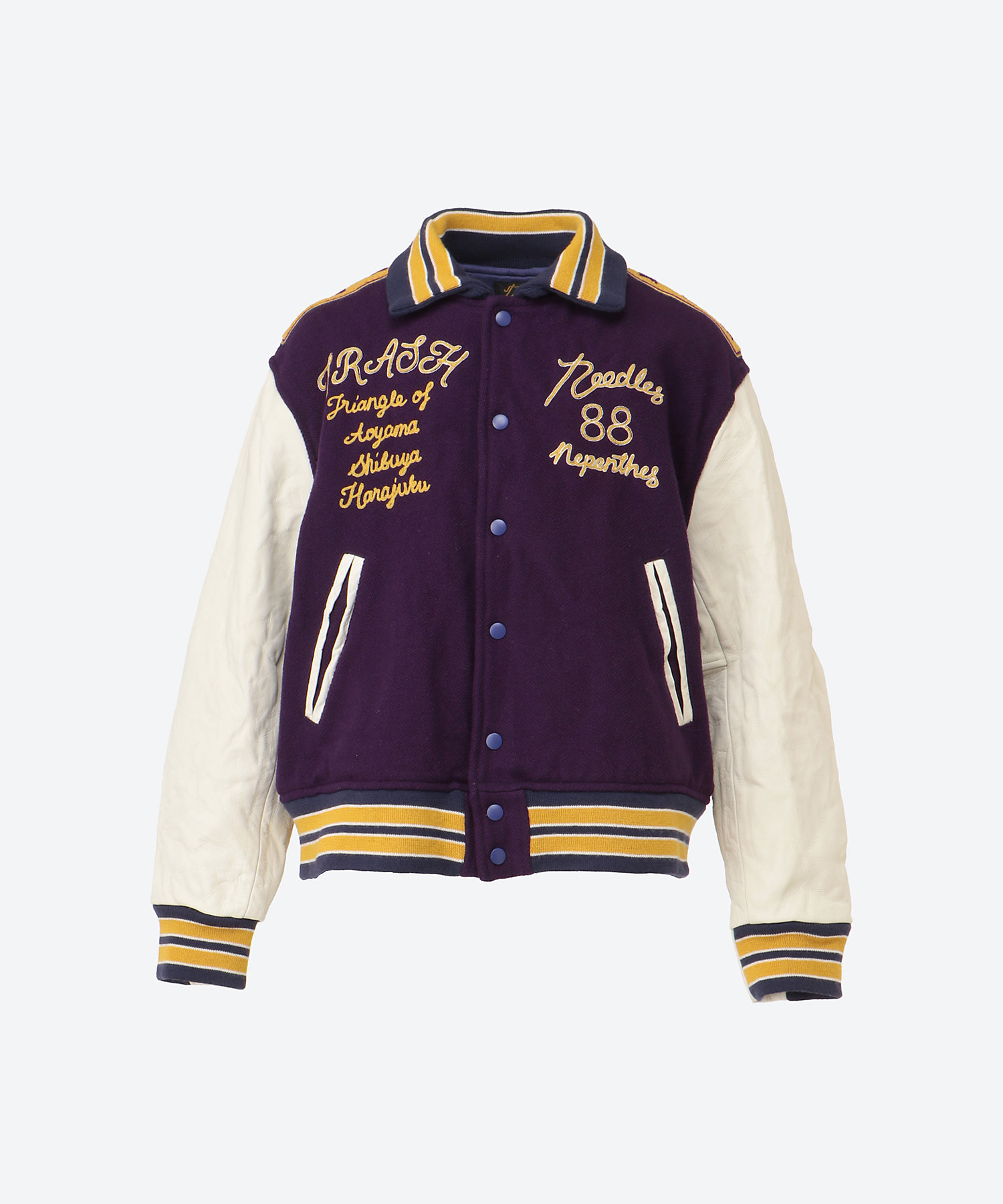 ブルゾン Lettered Jacket ― Wool Melton