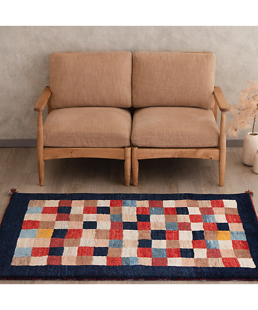 ☆ペルシャ手織りギャッベ ラグSサイズ〔2〕 | 三越伊勢丹オンライン