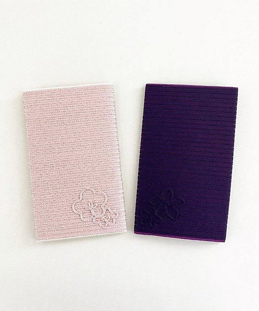 越品】五泉之田中刺繍 コード刺繍金封袱紗 TSUNAGU 慶事用／梅