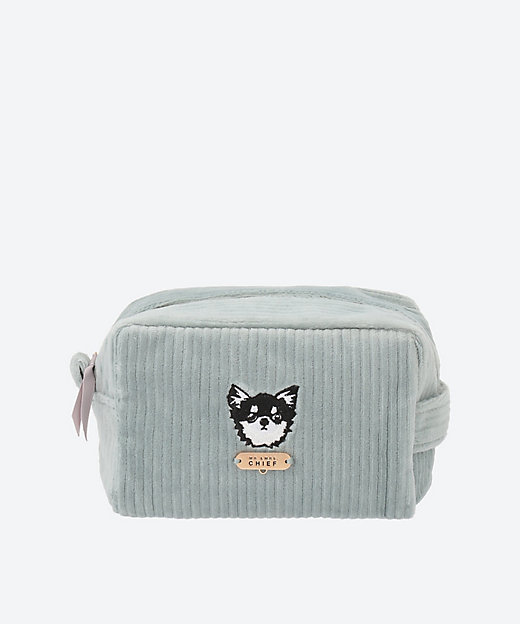 ポーチMサイズ チワワブラックタン | MR.&MRS.CHIEF/ミスターアンド