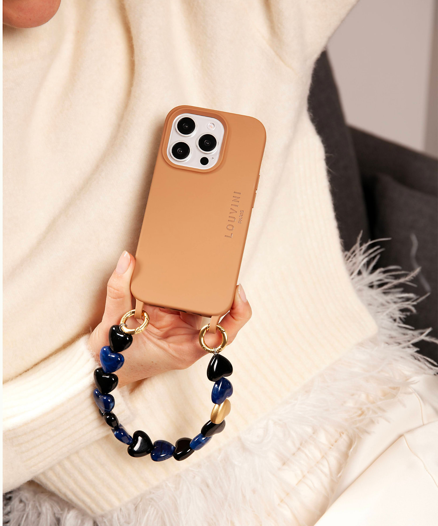 ☆ハンドストラップ PETIT CUORE | Louvini Paris/ルヴィニ