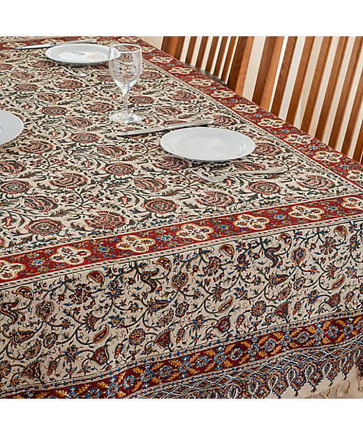 ☆手染めペルシャ更紗（マルチカバー）200×200cm 4 | 三越