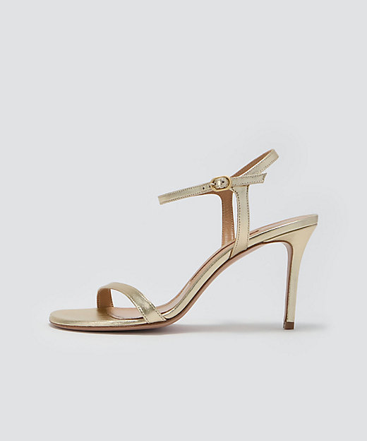 SUPER サンダル 8．5cm GOLD 6803NEW NAPPA