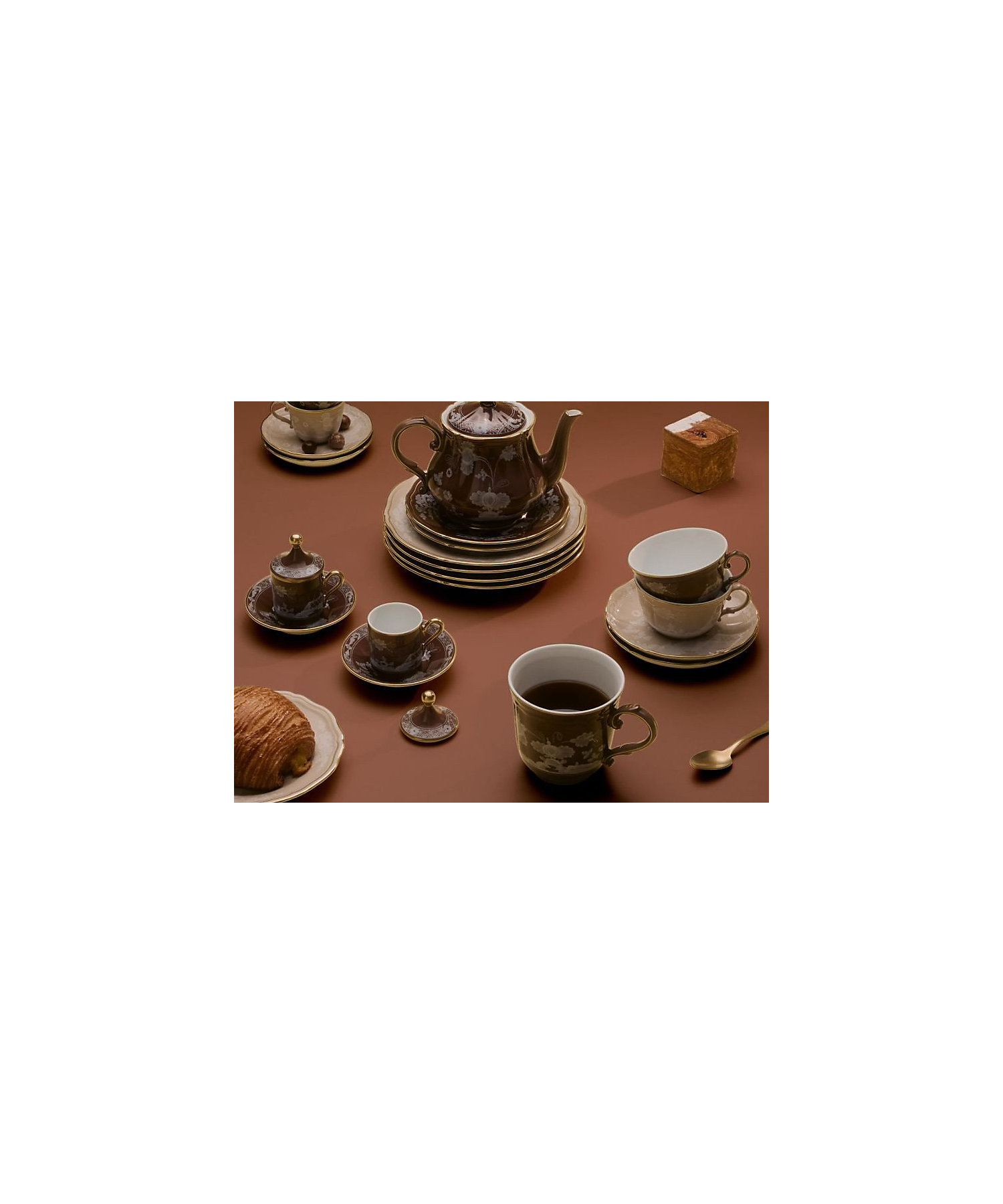 オリエンテイタリアーノ カスターニャ ティーカップ＆ソーサー