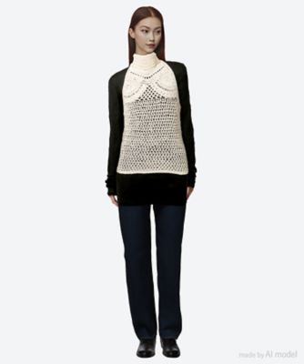 トップス CROCHET RACER TOP SAW63ーKN801