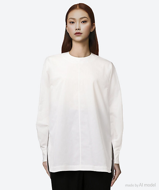 TASLAN TWILL TOP 15222 | HYKE (Women)/ハイク