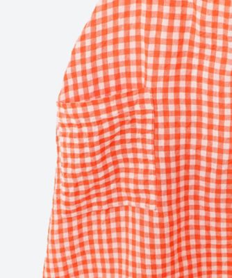 LINEN GINGHAM CHECK APRON | R & D.M.Co