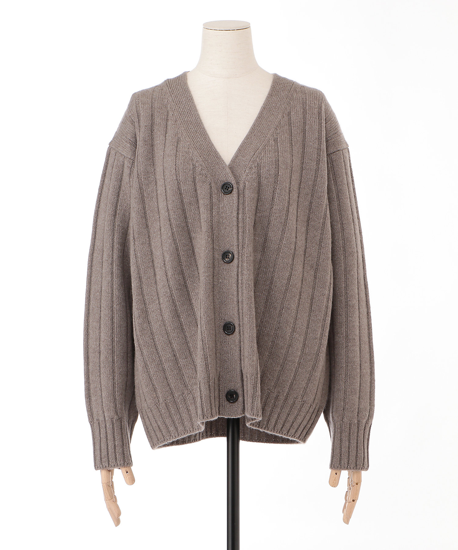 ローゲージカシミヤニットカーディガン | ebure (Women)/エブール