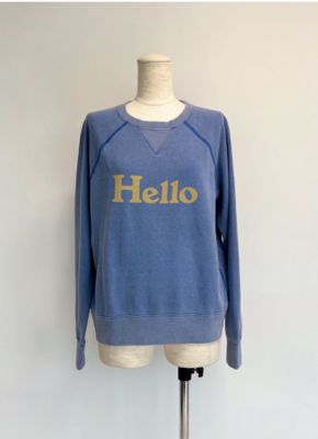 スウェットトップス HELLO SWEAT L／S URAKE