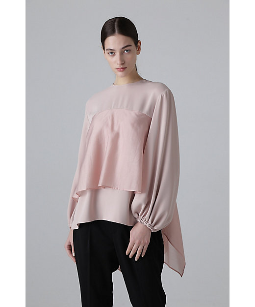 ◇コンパクトサテンブラウス（5314210122） | ADORE (Women