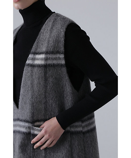 アルパカシャギーチェックワンピース（5314240007） | ADORE