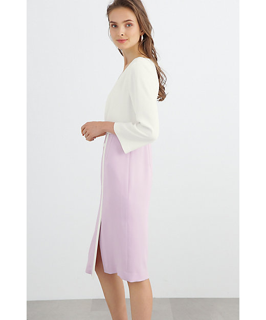 ◇バイカラーブロックワンピース（0313140345