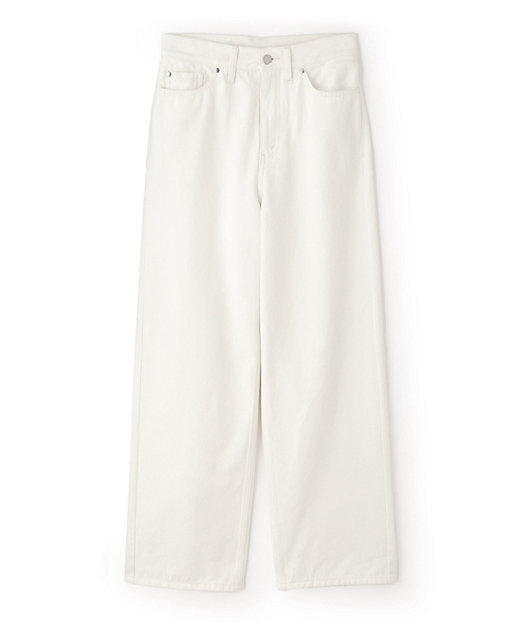 ◇11ozホワイトデニムパンツ（0774230700） | human