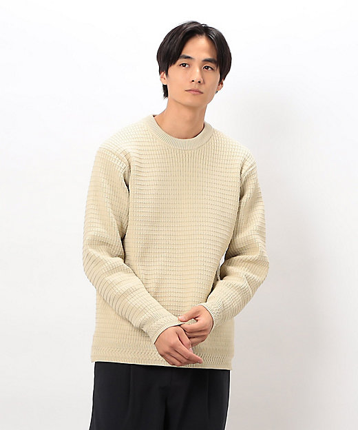 ワッフルクルーネックニット（4771KM07） | COMME CA ISM (Men