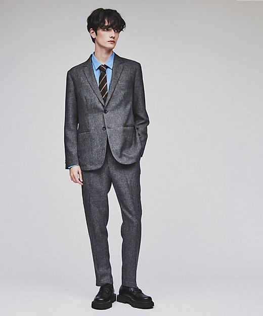 マシンウォッシャブル】ウールライクスーツ／上下2点セット