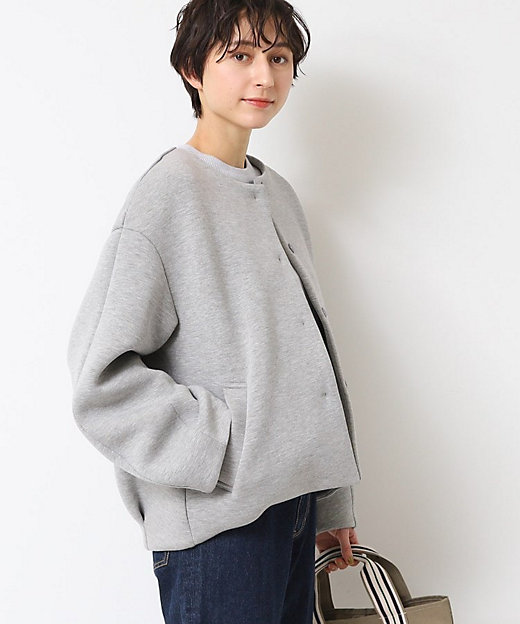 洗える】ダンボールニットジャケット（S～L）（2002409781