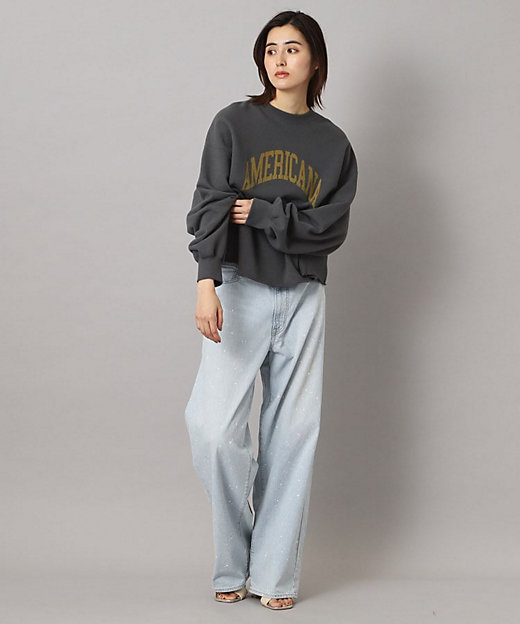 Americana（アメリカーナ）ロゴスウェットプルオーバー