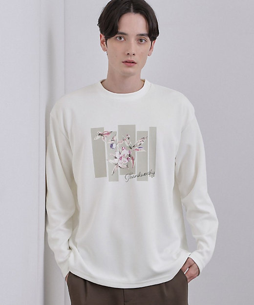 フロントフラワーカットソー（2002544617） | tk. TAKEO