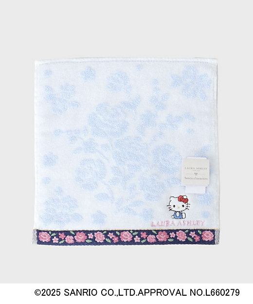 サンリオキャラクターズ コラボ】ハローキティ＆バラ タオルハンカチ