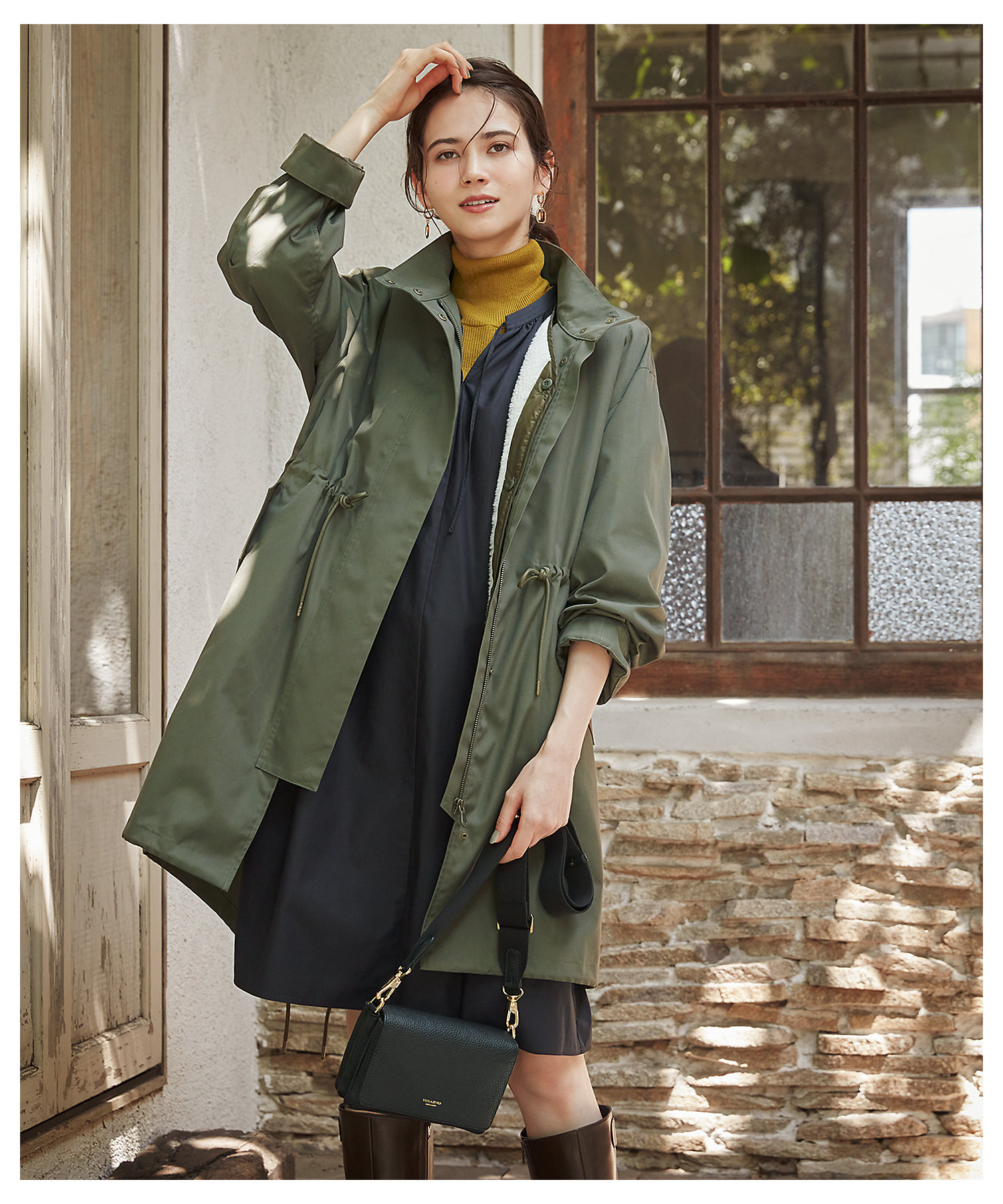 SOPHNET. モッズコート オリーブ M SOPHNET ソフネット コート