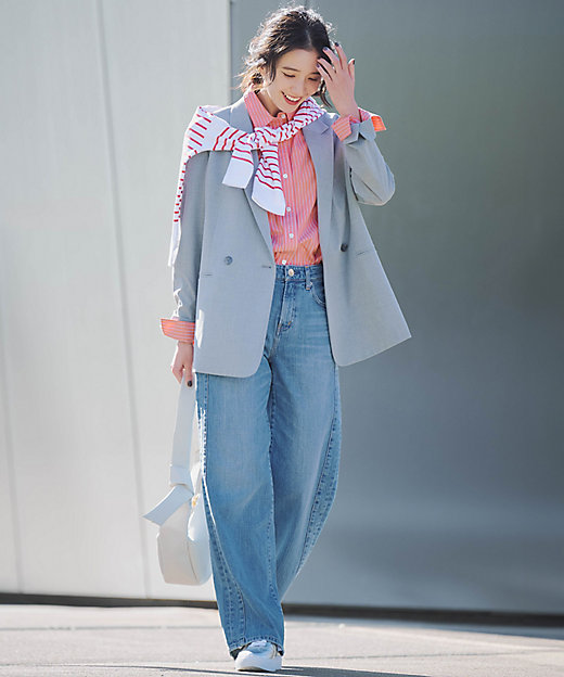 Oggi3月号掲載／セットアップ対応】 ライトクロス ジャケット