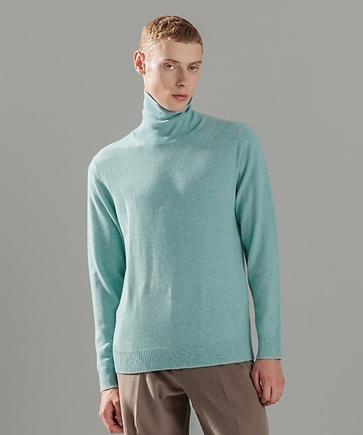 ピュアカシミヤ タートルネックニット（KRJHCW0504