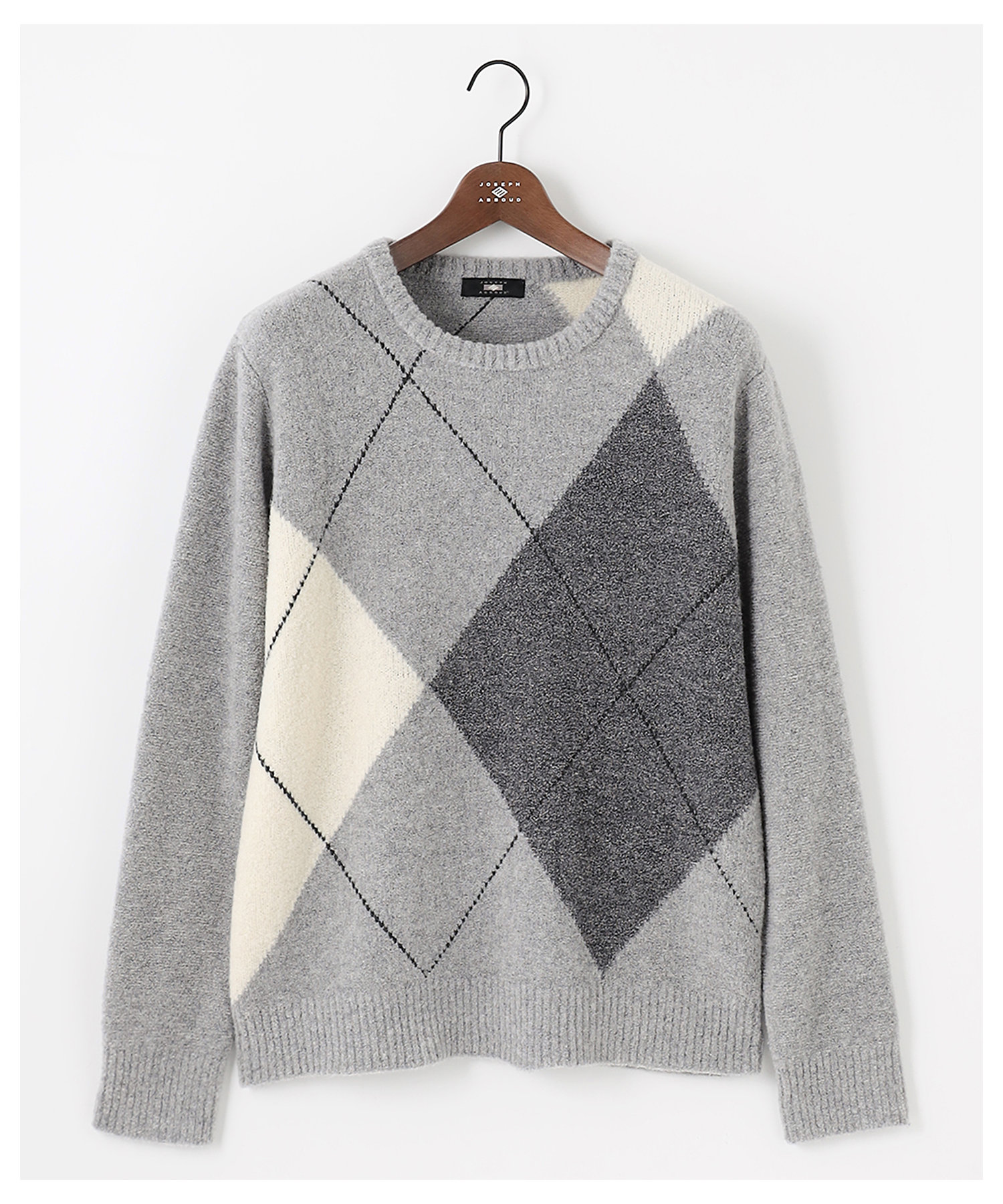 インポート素材／ソフトな肌触り／軽量】MOUSSE アーガイル