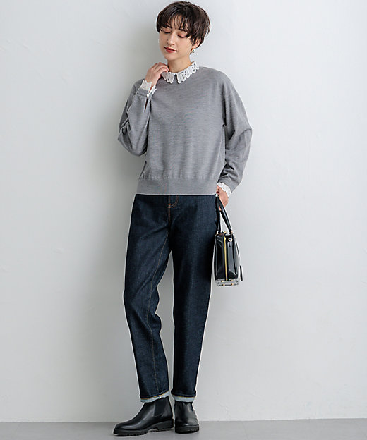 洗える】エンブロイダリーニット（KRWOCW0367） | 23区