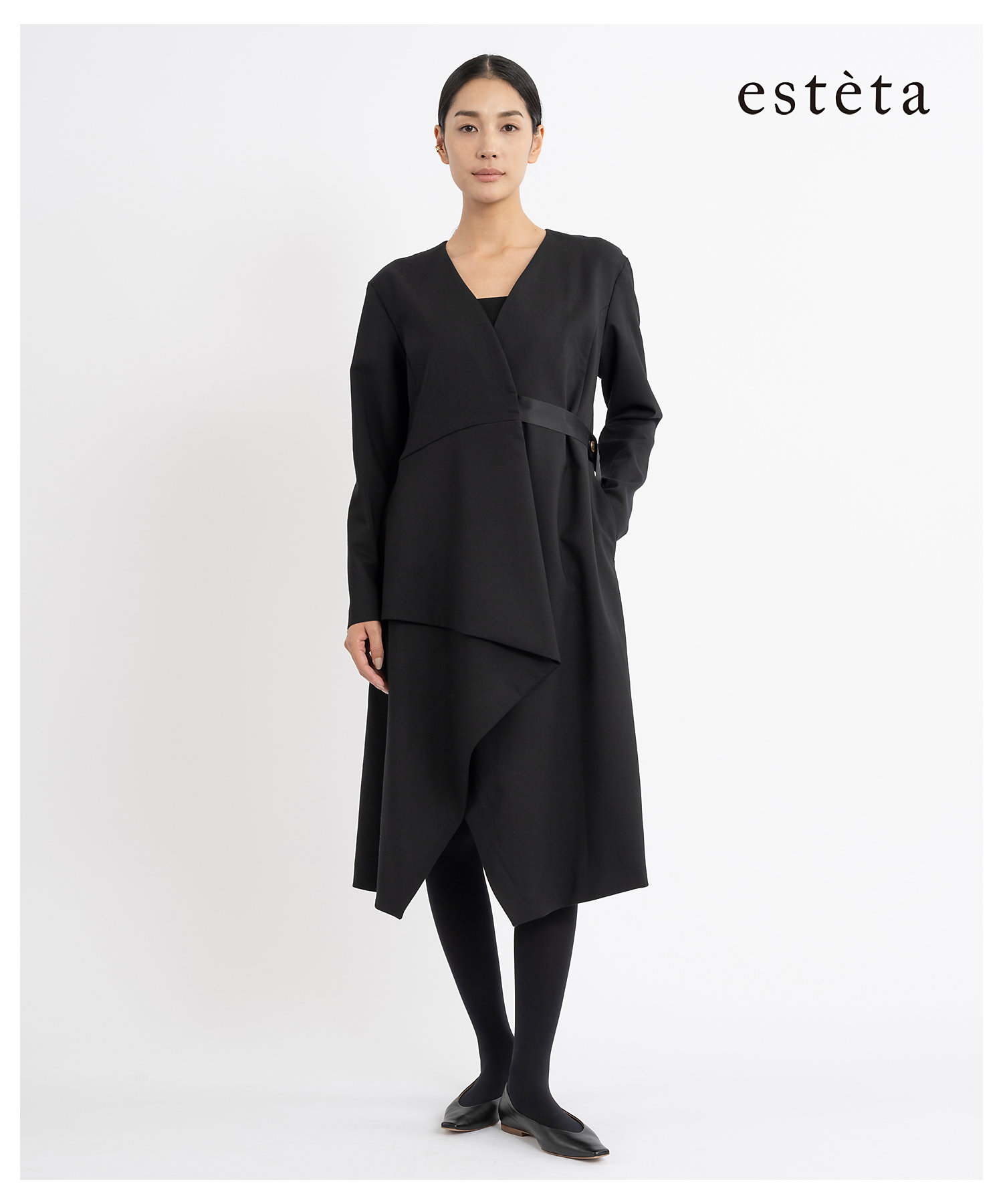 エステータ】ウールダブルクロス ワンピース（OPH7CW0947