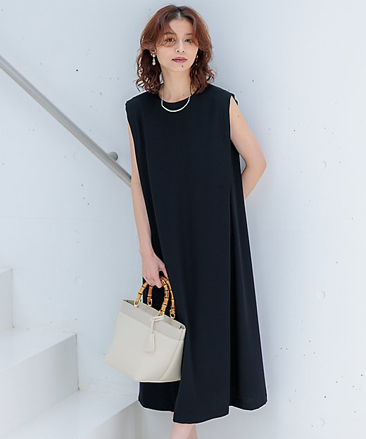 洗える】ストレッチジョーゼット ワンピース（OPWWCM0630