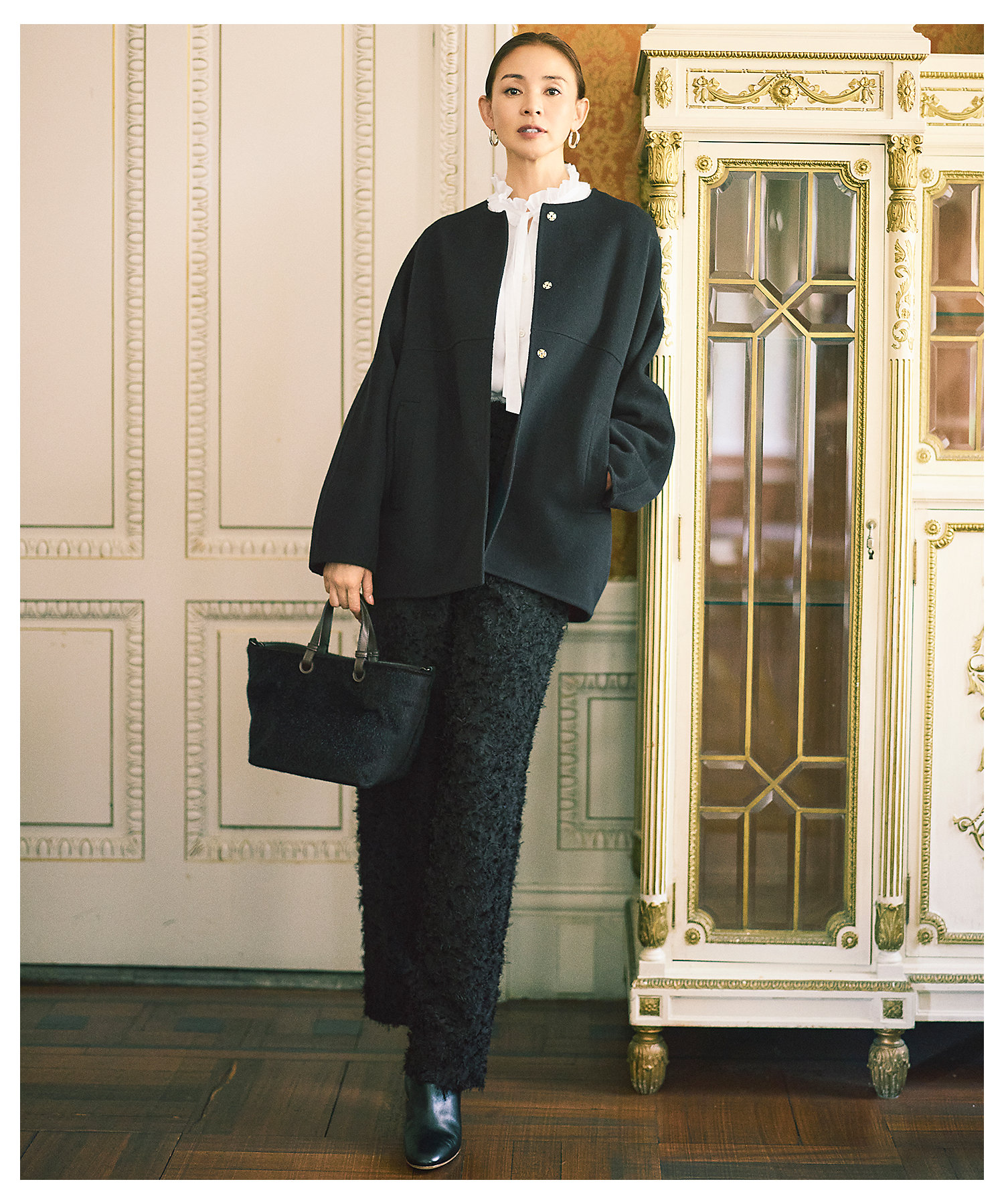 SHIHOさん着用】カットジャカード パンツ（PRWRGW0513