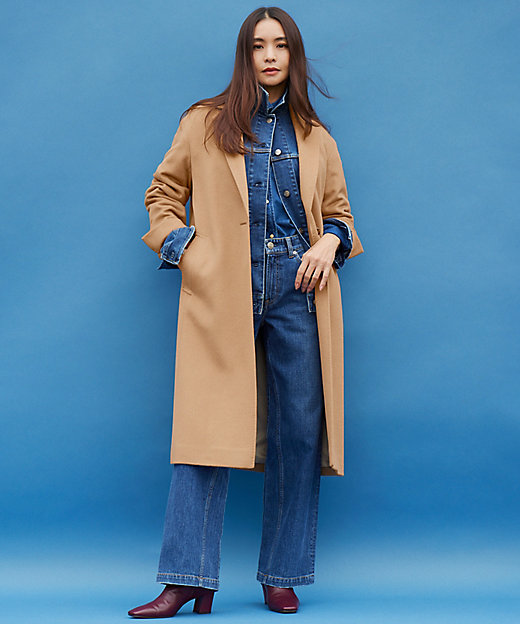 滝沢眞規子さん着用】ウールカシミヤビーバー チェスターコート