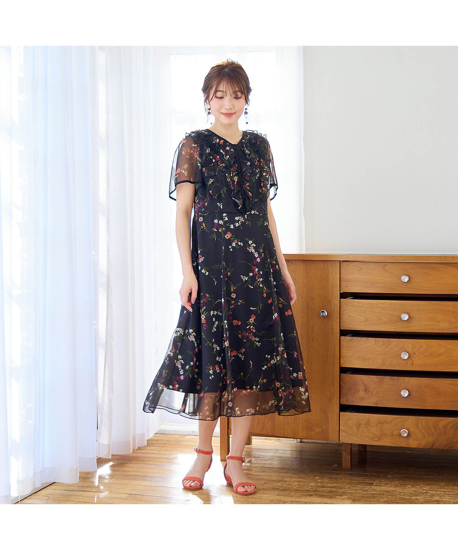 ボタニカルフラワーワンピース（51012506） | Rose Tiara