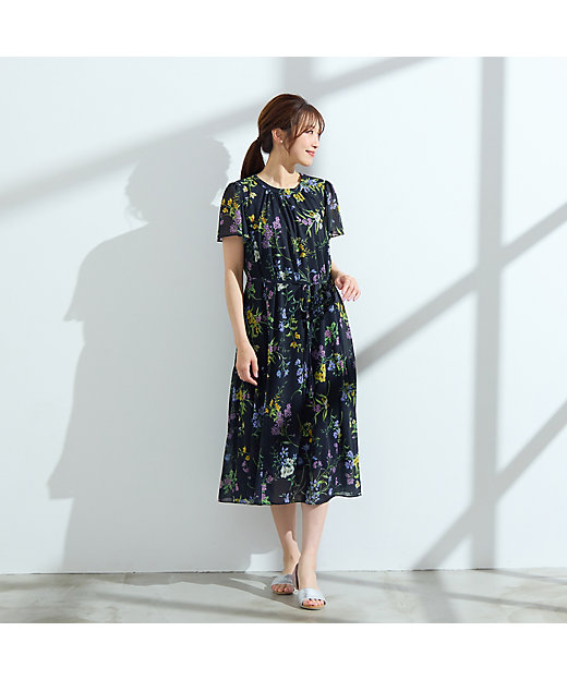 ボタニカルプリントワンピース（51013505） | Rose Tiara